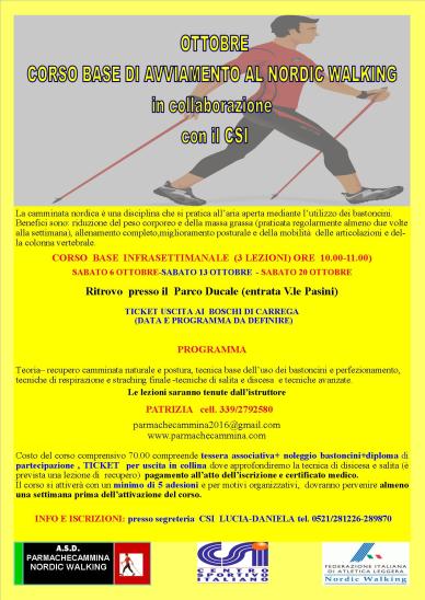 CORSO OTTOBRE 2018